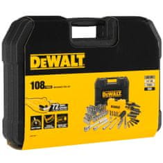 DeWalt Sada servisních klíčů 1/4 a 3/8 108ks 