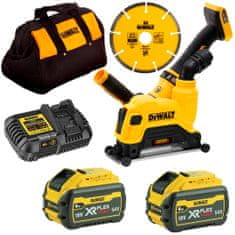 DeWalt Bruska na beton 125mm 54V 2x6Ah DCG4610T2