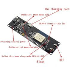 HADEX Modul WiFi Wemos ESP-WROOM-02 s ESP8266 na baterii