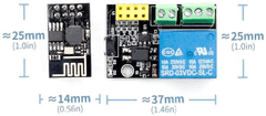 HADEX Modul relé wifi s ESP8266, napájení 5V