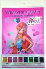 Akim Winx Club - Plakátové omalovánky A3