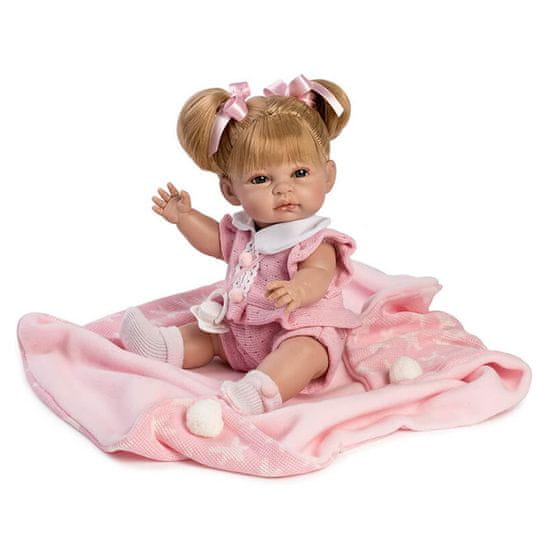Berbesa Luxusní dětská panenka-miminko Kamila 34 cm