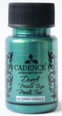 Cadence Metalická akrylová barva Dora Metalic - emeraldová zelená / 50 ml