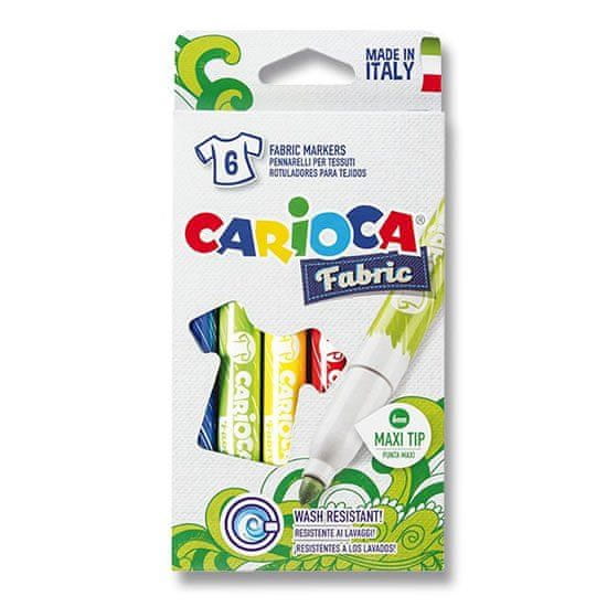 Carioca fixy na textil 6 ks