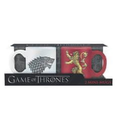 AbyStyle Hrnečky Game of Thrones 110ml set 2ks Stark & Lannister