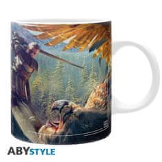 AbyStyle Zaklínač keramický hrnek 320 ml - Geralt a Gryf