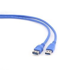 Gembird Kabel USB A-A 1,8m 3.0 prodlužovací, modrý