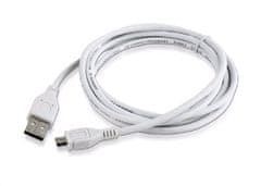 CABLEXPERT Kabel USB A Male/Micro USB Male 2.0, 1,8m, White, High Quality