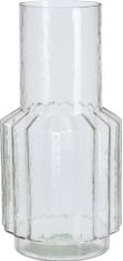 H & L Skleněná váza Retro 30cm, transparentní HZ1960130