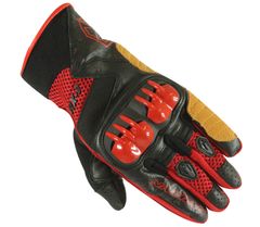 NAZRAN Rukavice na moto RX-3 2.0 black/red vel. S