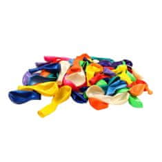 Northix 100x balónky v různých barvách - třpytivé 