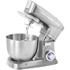 Northix Elegantní kuchyňský stroj se 6 rychlostmi – stříbrný 