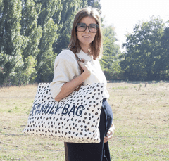 Childhome Cestovní taška Family Bag Canvas Leopard