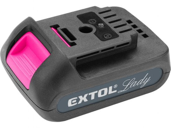 Extol Lady Baterie akumulátorová, 12V Li-ion, 2000mAh