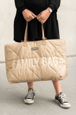 Childhome Cestovní taška Family Bag Puffered Beige