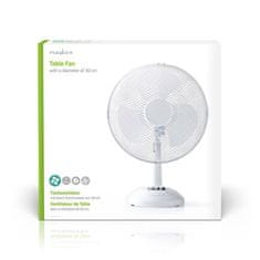 Northix Stolní ventilátor 30 cm - Bílý 