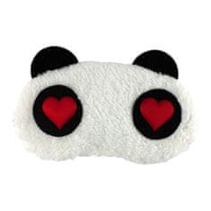 Northix In Love Panda, Fluffy Sleep Mask pro cestování a relaxaci 