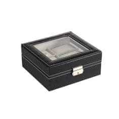 Northix Luxusní Watch Box - 6 slotů na hodinky 