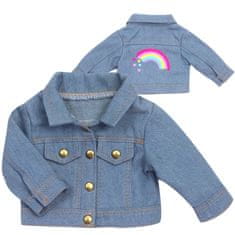 Teamson Sophia's - 18" panenka - Rainbow Jean Jacket - Indigo Blue