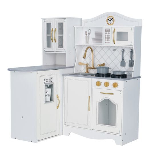 Teamson Dětská Hrací Kuchyňka Little Chef Marseille Retro Bílá Td-13119D