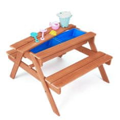 Teamson Teamson Kids - Venkovní sety stolu a židlí Oasis Toys - Warm Cherry