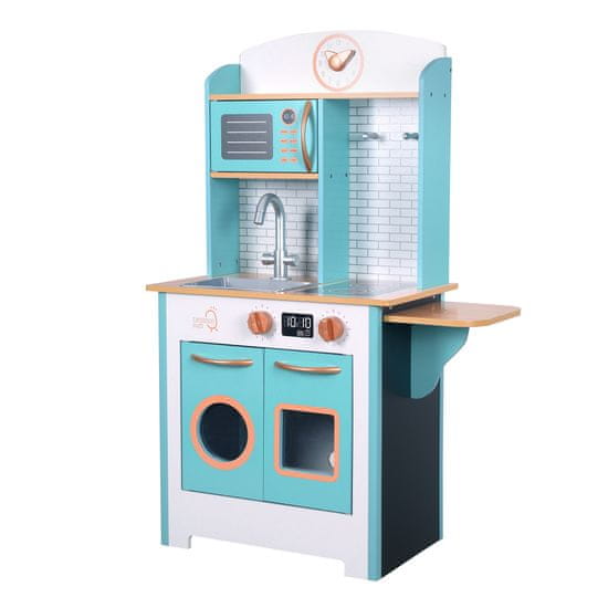 Teamson Teamson Kids - Little Chef Santos Retro Play Kitchen - Aqua/dřevo