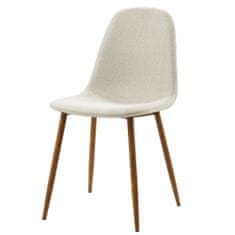 Teamson Sada 2 Bílých Látkových Kuchyňských Jídelních Židlí (Pouze Židle) Jedna Velikost Vnf-00025W-Uk