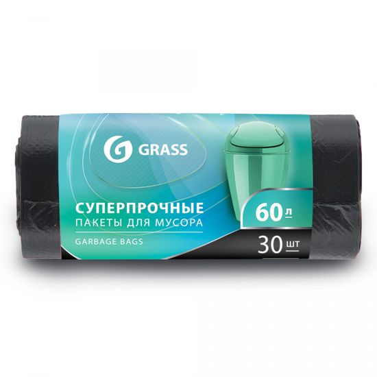 GRASS Odpadkové pytle recyklované 60 l, 30 ks