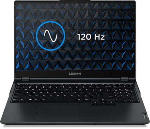 Herní notebook Lenovo Legion 5 15IMH6 Intel Core 10. generace NVIDIA GeForce RTX 3050 výkonný lehký přenosný Wi-Fi ax Bluetooth 5 HDMI IPS Full HD displej s velmi vysokým rozlišením excelentní zvuk Dolby Atmos stereo reproduktory Harman Kardon