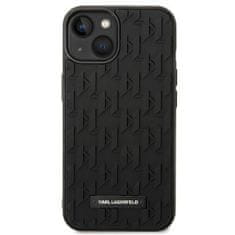 Karl Lagerfeld KLHCP14MRUPKLPK hard silikonové pouzdro iPhone 14 PLUS 6.7" black 3D Monogram