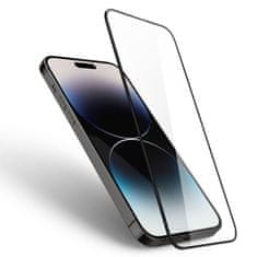 Spigen TEPELNÉ SKLO SPIGEN GLASS FC IPHONE 14 PRO ČERNÉ