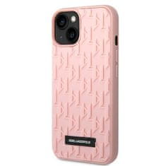 Karl Lagerfeld KLHCP14MRUPKLPP hard silikonové pouzdro iPhone 14 PLUS 6.7" pink 3D Monogram