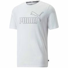 Puma Tričko bílé XL Essentials Elevated