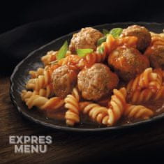 Expres Menu KM Masové koule v rajské omáčce s fusilli