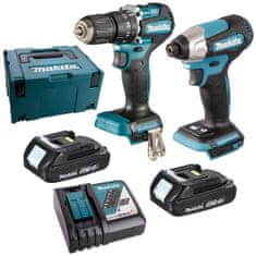 Makita Šroubovák + ovladač 2x2Ah 18V DLX2414AJ