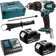 Makita Rázový utahovák 18V 91Nm 2x5Ah DHP458RTJ