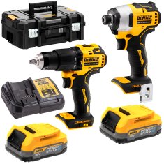 DeWalt DCD709 + DCF809 Powerstack 18V DCK2062E2T