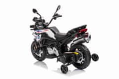 Beneo Elektrická Motorka BMW F850 GS, Licencované, 12V baterie, EVA měkká kola, 2 x 35W motor,LED Světla