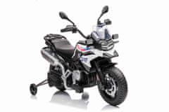 Beneo Elektrická Motorka BMW F850 GS, Licencované, 12V baterie, EVA měkká kola, 2 x 35W motor,LED Světla