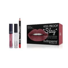 Bellapierre COSMETICS KISS PROOF SLAY STANSFER PROOF LIP COLLECTION SADA TEKUTÝCH RTĚNEK