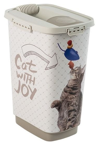 eoshop Kontejner na krmivo CODY 25L - CAT WITH JOY