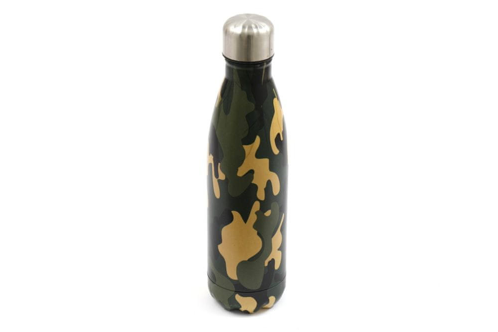 Sifcon Láhev na vodu CAMOUFLAGE, zelená, 500 ml