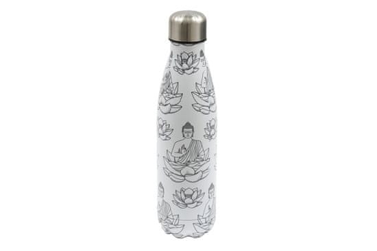 Sifcon Láhev na vodu BUDDHA, 500 ml, bílá