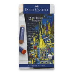 Faber-Castell Olejové pastely Faber-Castell Metallic 12 barev