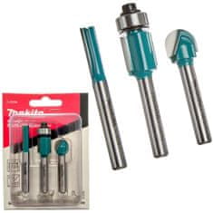 Makita Sada 3 fréz pro 6mm frézku D-30209