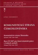 Jitka Vondrová: Komunistická strana Československa - Komunistická strana Slovenska (prosinec 1967 – říjen 1969). Byro ÚV KSČ pro řízení stranické práce v českých zemích (listopad 1968 – říjen 1969).