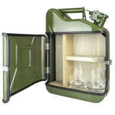 Northix Minibar, Vintage Kanystr - Zelený 