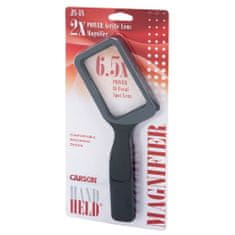 Carson HandHeld Lupa na čtení (2x; 6,5x) JS-18, obdélníková