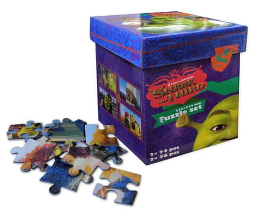 Růžová čajovna - PT Puzzle set Shrek, 24 a 36 dílků