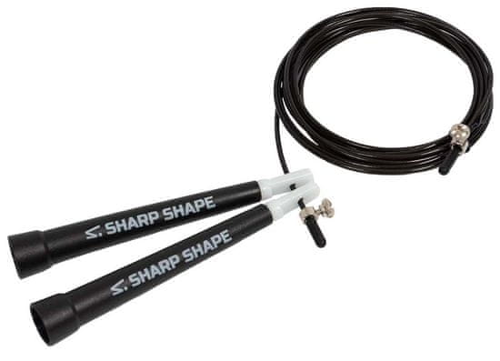 Sharp Shape Švihadlo Quick rope černé